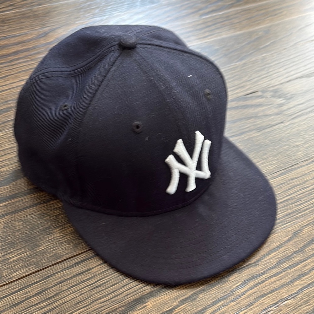 Men’s NWT On Field 59Fifty Navy Blue NY Fitted Baseball Cap- size 7 1/4 - Picture 5 of 6